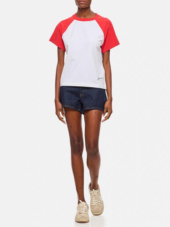 25SS 자크뮈스 반팔 티셔츠 251JS2052031 040 White - JACQUEMUS