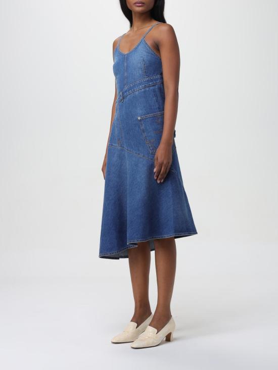24SS JW앤더슨 미디 원피스 DD0009PG1499 804 Denim - JW ANDERSON