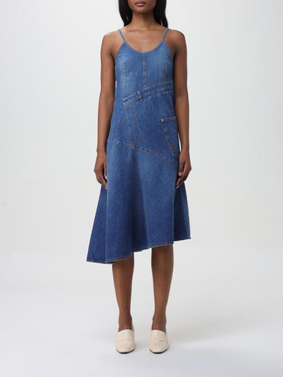 24SS JW앤더슨 미디 원피스 DD0009PG1499 804 Denim