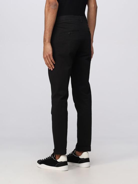 25FW 돈답 스트레이트 팬츠 UP235GSE046UPTD 999 Black - DONDUP