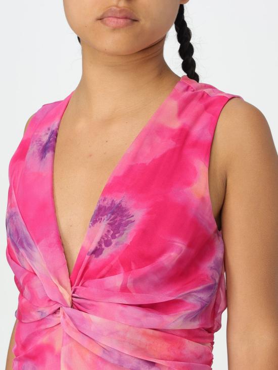  리우조 롱 원피스 CA4434TS559 N9100 Pink - LIU JO