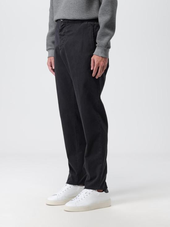  키톤 스트레이트 팬츠 UPLACJ0210C 17 Black - KITON