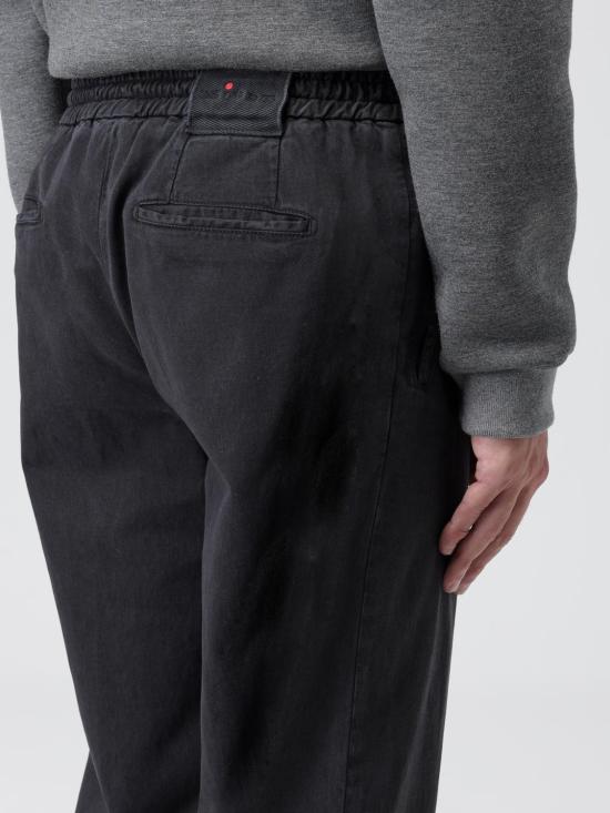  키톤 스트레이트 팬츠 UPLACJ0210C 17 Black - KITON