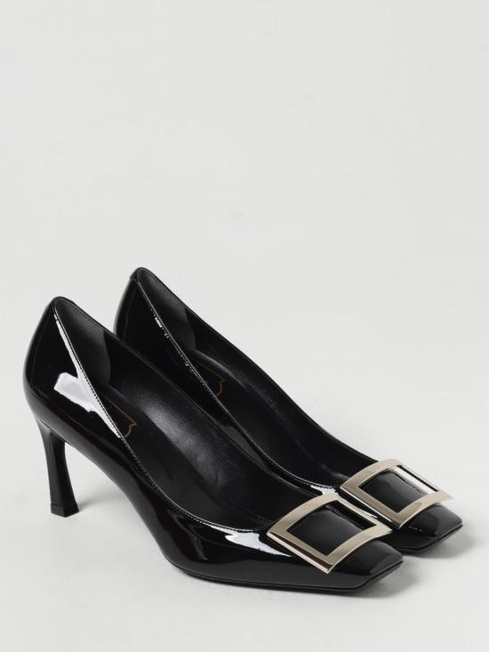 26SS 로저비비에 트럼펫 메탈 버클 펌프스 RVW40015280D1P B999 Black - ROGER VIVIER
