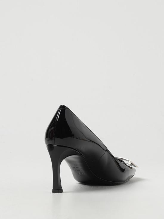 26SS 로저비비에 트럼펫 메탈 버클 펌프스 RVW40015280D1P B999 Black - ROGER VIVIER
