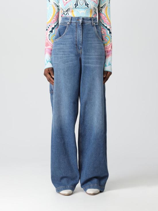  에트로 데님 팬츠 125159376 200 Yellow