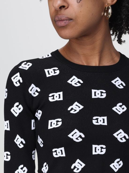 25SS 돌체앤가바나 스웨터 FXI12TJAIK3 N0004 Black - DOLCE & GABBANA