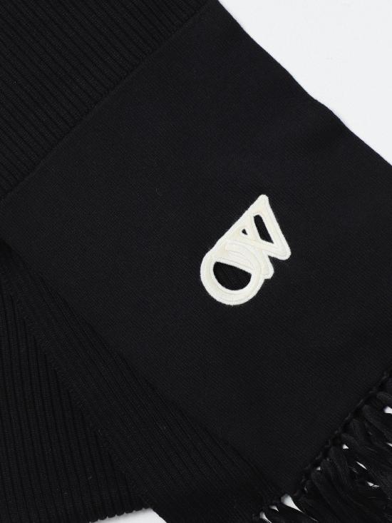 25FW 오프화이트 머플러/스카프 OWMA055F23KNI001 1004 Black - OFF WHITE