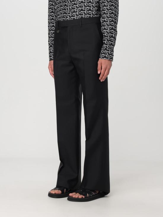 25FW 버버리 스트레이트 팬츠 8088592 Black - BURBERRY