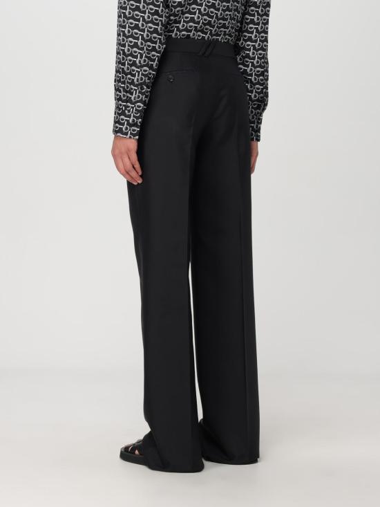 25FW 버버리 스트레이트 팬츠 8088592 Black - BURBERRY