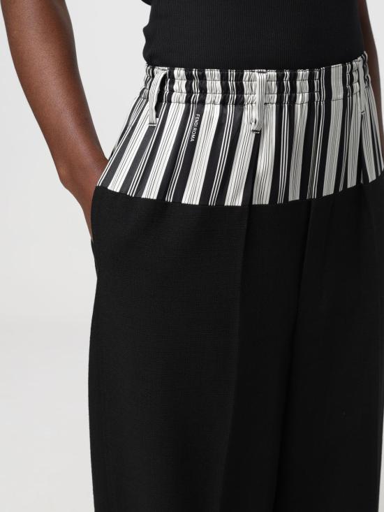  펜디 스트레이트 팬츠 FR6535AWZB F0GME Black - FENDI