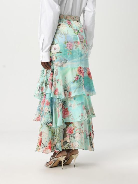 25SS 카밀라 스커트 00031375 THE JEWELLERY MUSEUM Gnawed Blue - CAMILLA