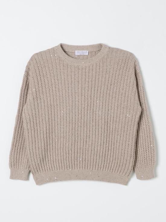 25FW [키즈] 브루넬로 쿠치넬리 풀오버 BDVM78100 C059 Beige