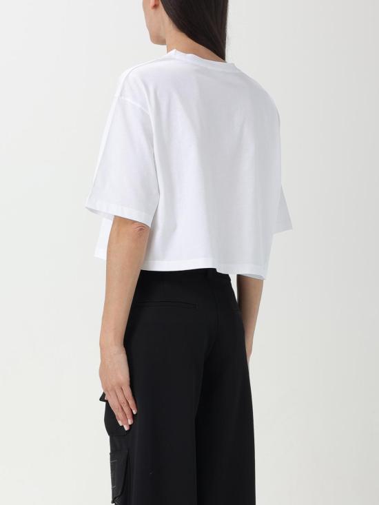 25FW 발망 반팔 티셔츠 BF1EE020BB02 GAB White - BALMAIN