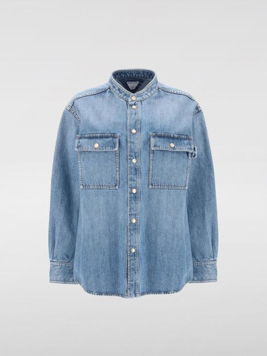 24FW 보테가베네타 셔츠 793545V42W0 4715 Denim - BOTTEGA VENETA