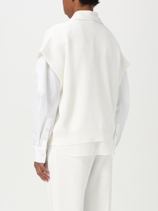 25SS 브루넬로 쿠치넬리 가디건 M19257716 C2723 White - BRUNELLO CUCINELLI