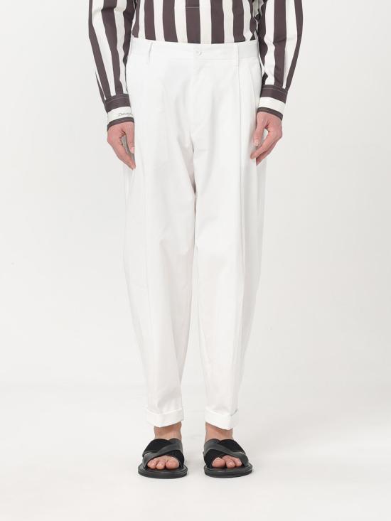 25SS 돌체앤가바나 팬츠 GP10DTFUFNV W0111 White