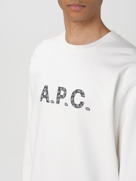 25FW 아페쎄 긴팔 티셔츠 COEIPH27886 TAG White - A.P.C.