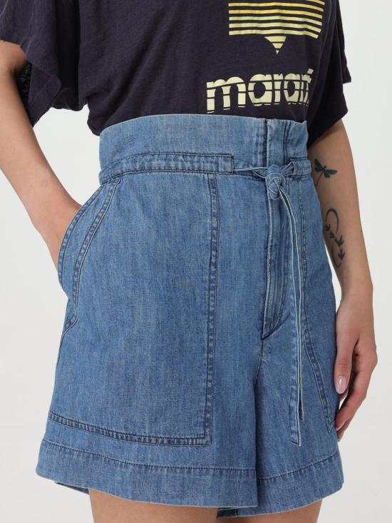  이자벨마랑에뚜왈 숏팬츠 SH0095FAB1H04E 30BU Blue - ISABEL MARANT ETOILE