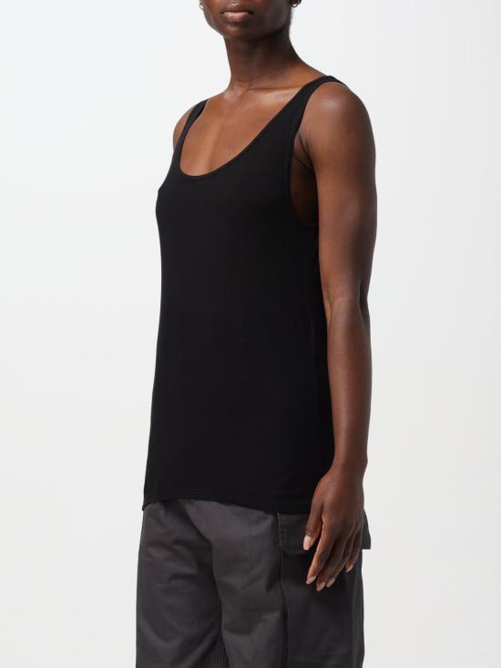  생로랑 민소매 티셔츠 504959YB2OZ 1000 Black - SAINT LAURENT