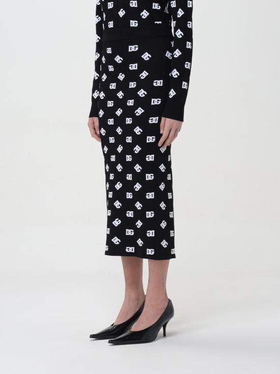 25SS 돌체앤가바나 스커트 FXO02TJAIK3 N0004 Black - DOLCE & GABBANA