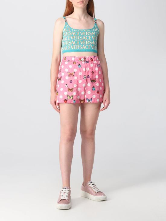  베르사체 숏팬츠 10112911A08211 5P020 Pink - VERSACE