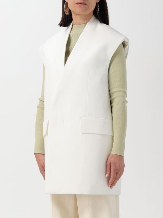 25FW 질샌더 베스트 J03BN0140J45078 104 White - JIL SANDER