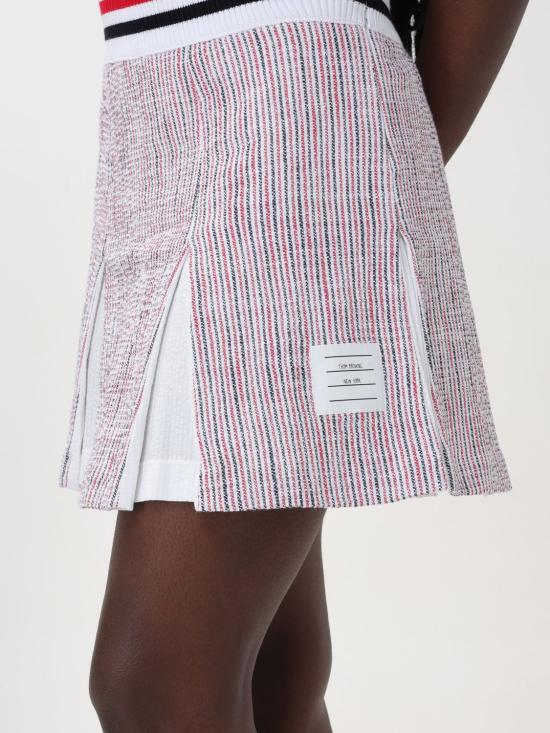 25FW 톰브라운 숏 스커트 FJK117AJ0144 960 Striped - THOM BROWNE