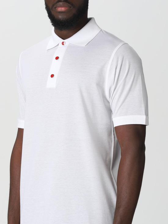  키톤 폴로 티셔츠 UK1090 40C White - KITON