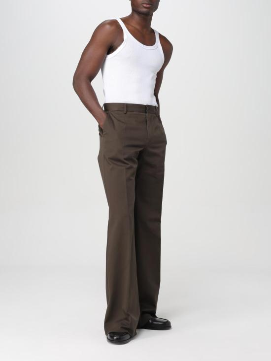 25FW 돌체앤가바나 스트레이트 팬츠 GP01PTFU60L M3927 Brown - DOLCE & GABBANA