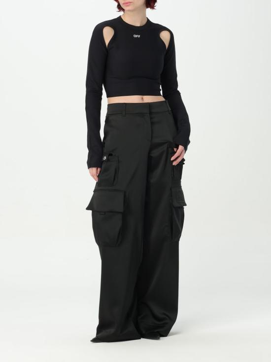 25FW 오프화이트 탑 OWAD211C99JER001 1001 White - OFF WHITE