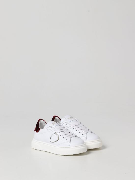 25FW [키즈] 필립모델 스니커즈 72721 2 White 1 - PHILIPPE MODEL