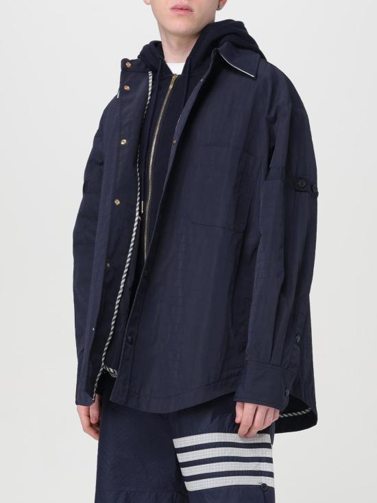 25FW 톰브라운 자켓 MJO165OF0496 415 Blue - THOM BROWNE