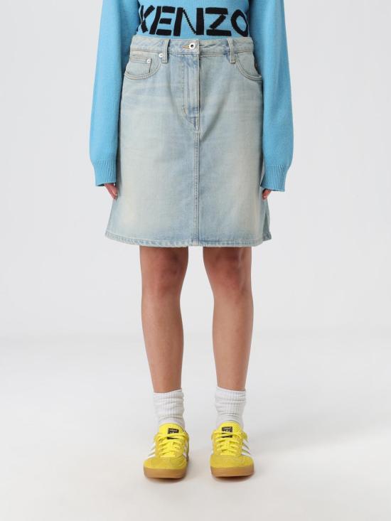  겐조 스커트 FD62DJ2746B8 DS Blue