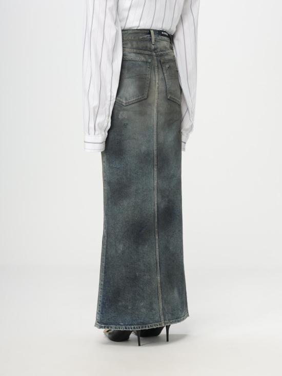  발렌시아가 스커트 744975TNW01 4974 Navy - BALENCIAGA