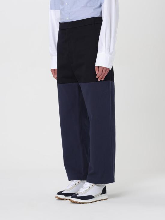 25FW 톰브라운 스트레이트 팬츠 MTU328UF0175 415 Blue - THOM BROWNE