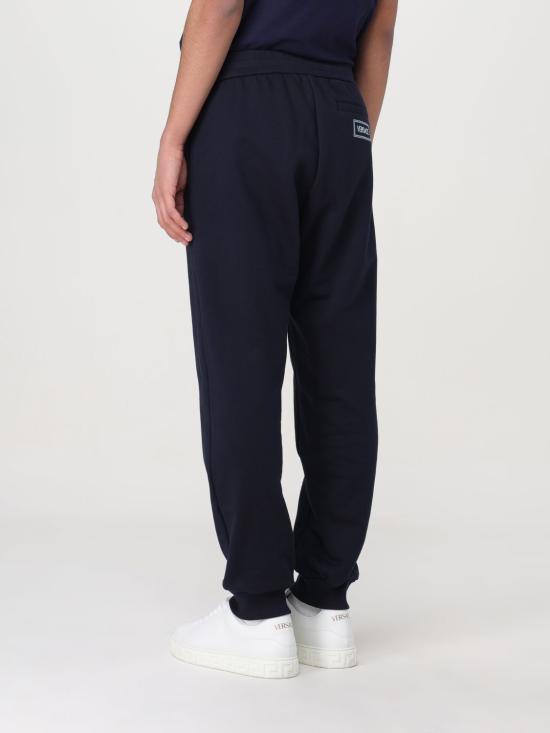 25FW 베르사체 스트레이트 팬츠 10125681A09063 1UI20 Navy - VERSACE