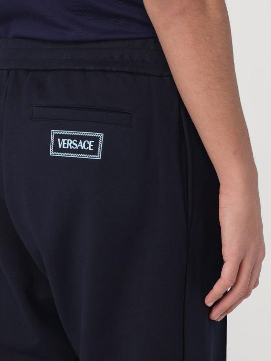 25FW 베르사체 스트레이트 팬츠 10125681A09063 1UI20 Navy - VERSACE