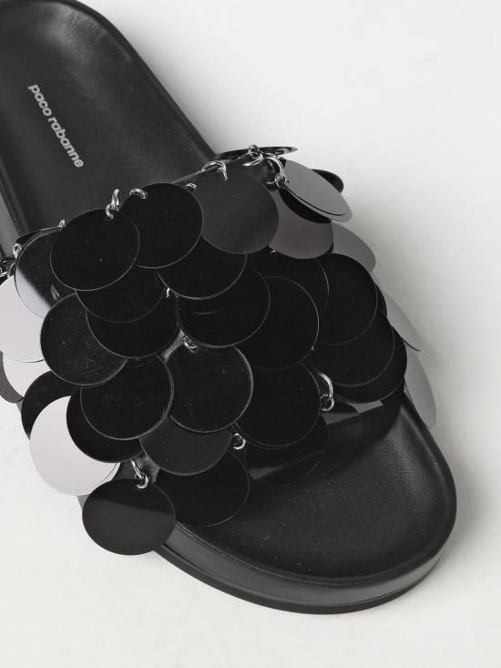  파코라반 뮬/슬리퍼 22AHH0094EMB008 P001 Black - PACO RABANNE