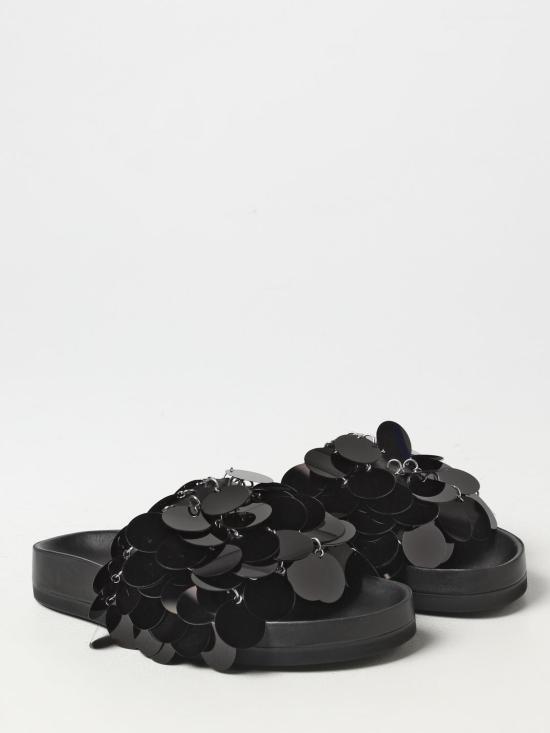  파코라반 뮬/슬리퍼 22AHH0094EMB008 P001 Black - PACO RABANNE