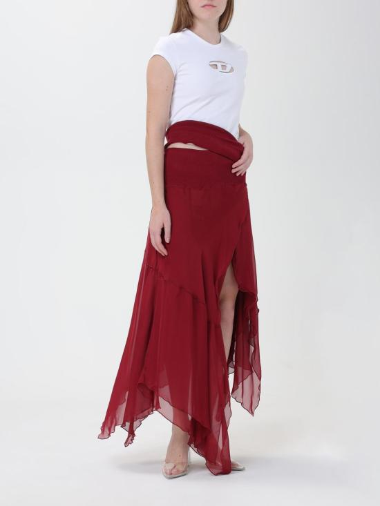 25FW 디젤 반팔 티셔츠 A062680AFAA 100 White - DIESEL