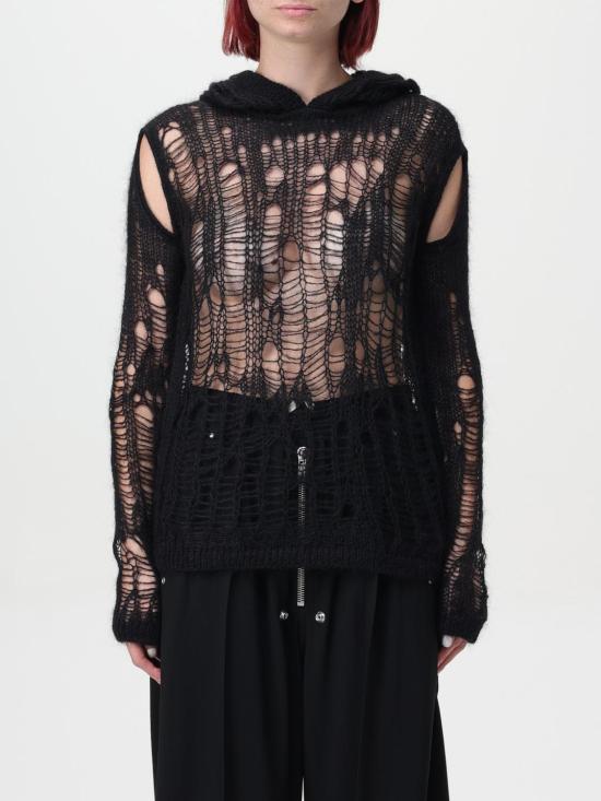 25FW 릭 오웬스 스웨터 RP02D3600KNETMH 09 Black