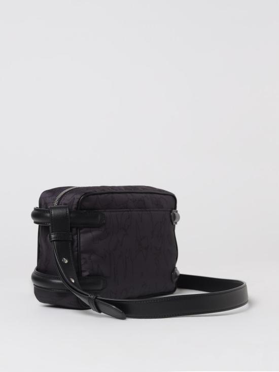 25FW 알렉산더 맥퀸 더 하네스 카메라 크로스백 7262921AAQ0 1000 Black - ALEXANDER MCQUEEN