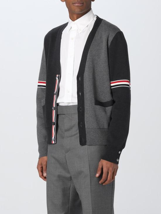  톰브라운 스웨터 MKC310FY3007 982 Grey - THOM BROWNE