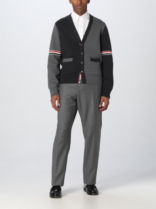  톰브라운 스웨터 MKC310FY3007 982 Grey - THOM BROWNE