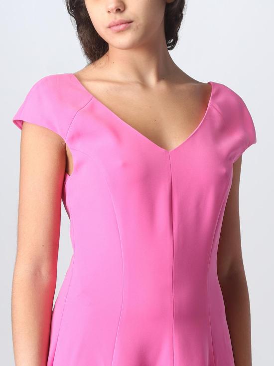  엠포리오 아르마니 롱 원피스 D4NA1F2NWAZ 309 Fuchsia - EMPORIO ARMANI