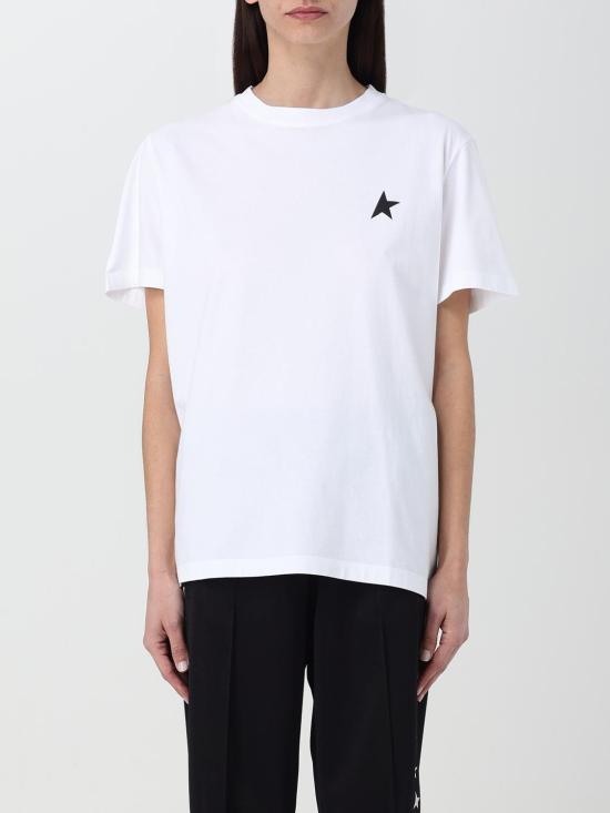 25FW 골든구스 반팔 티셔츠 GWP01220P00059310364 White