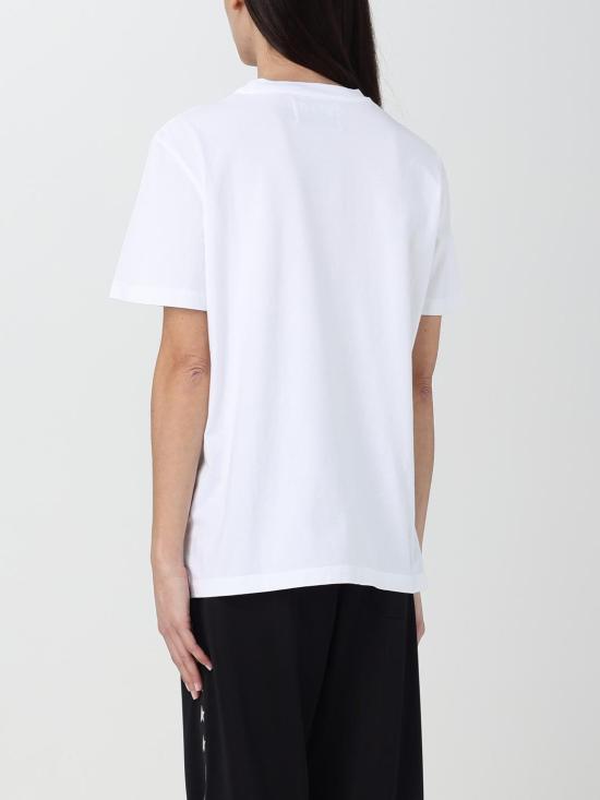 25FW 골든구스 반팔 티셔츠 GWP01220P00059310364 White - GOLDEN GOOSE