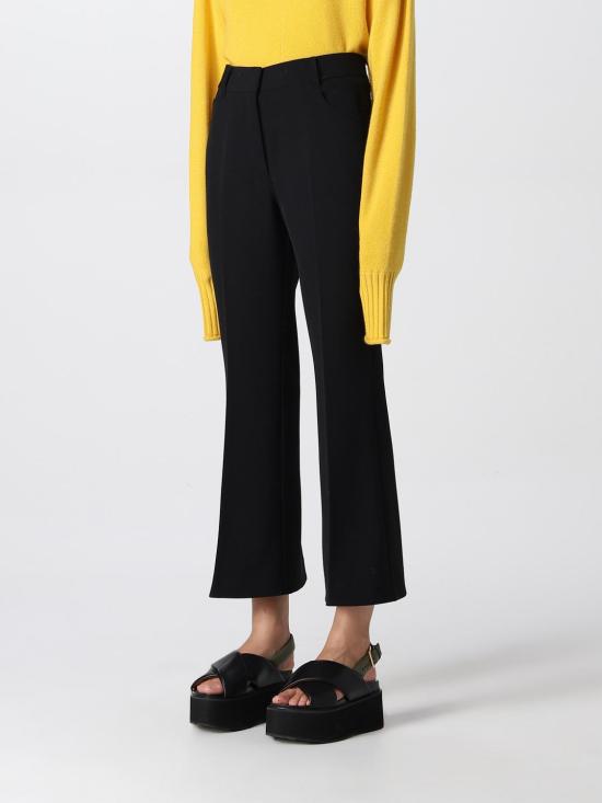 25FW 스텔라 맥카트니 스트레이트 팬츠 6400093AU701 1000 Black - STELLA MCCARTNEY