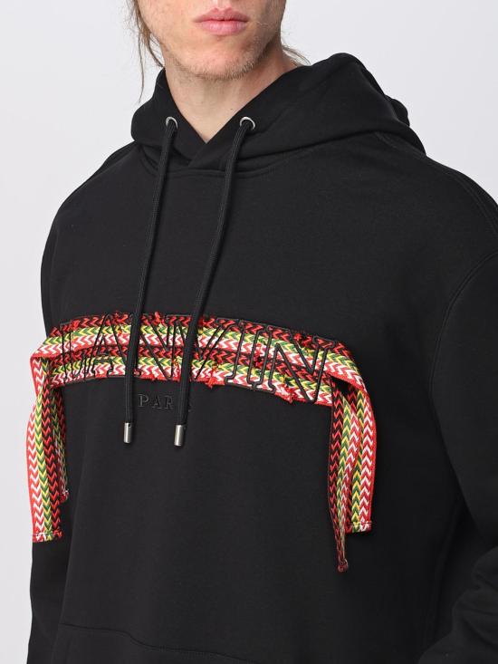  랑방 긴팔 티셔츠 RMHO0009J199A23 10 Black - LANVIN